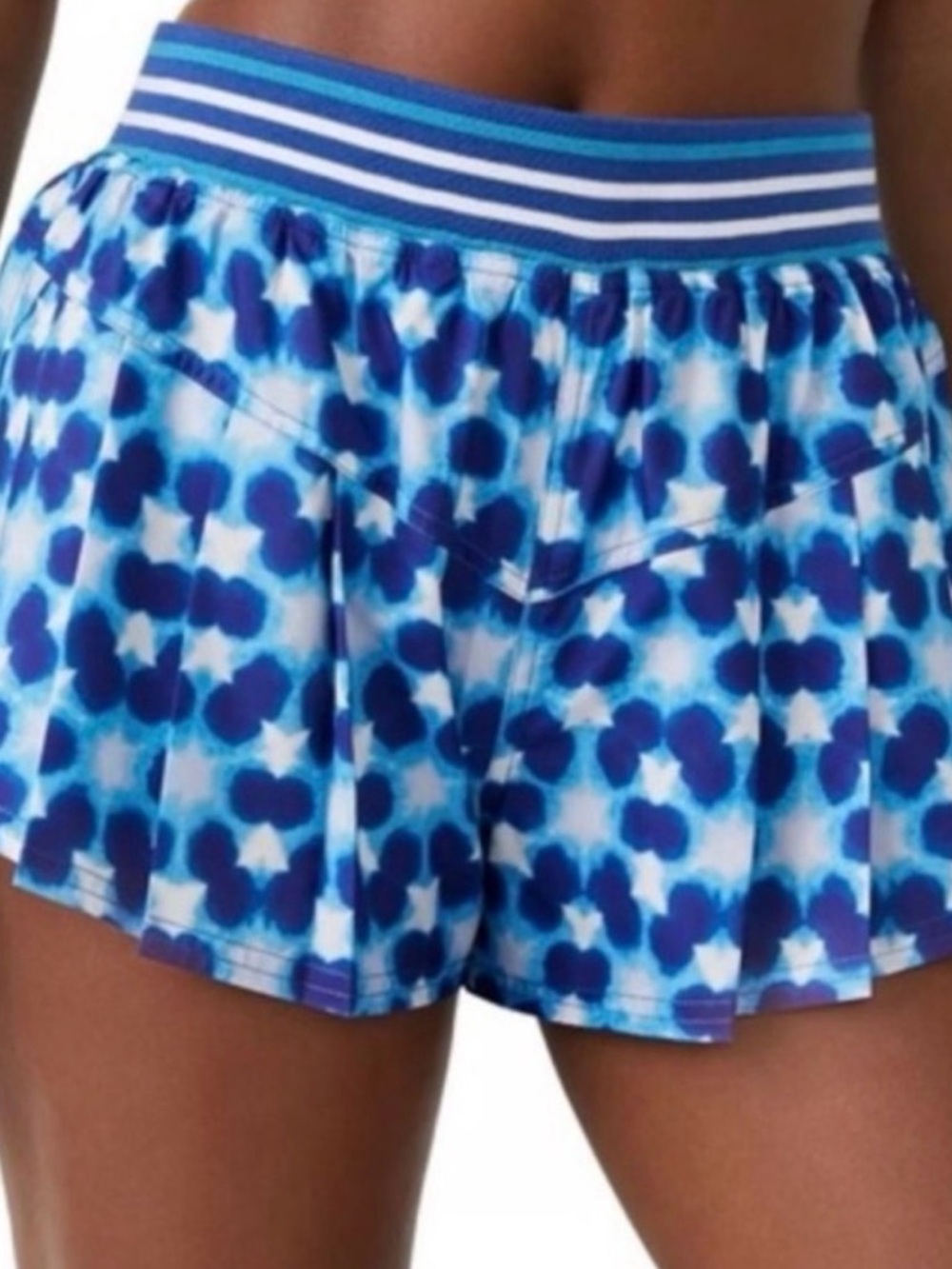 FP Movement Free People Top Seed Shorts S NWT Printed Running Quick Dry Pockets